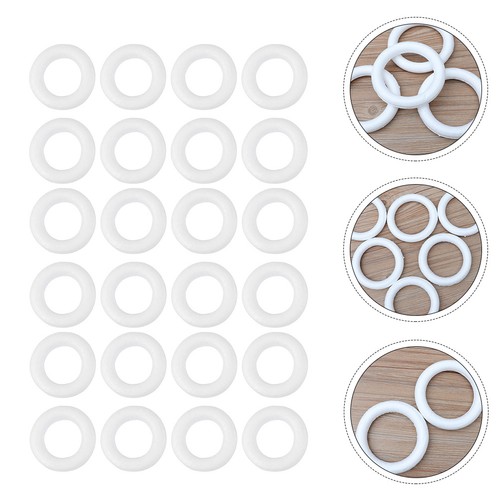 Pcs polystyrene rings - 12,