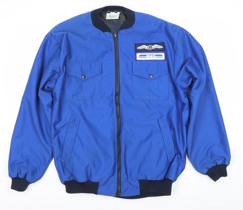 Giubbotto bomber blu - , uomo