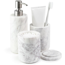 Set accessori bagno marmo