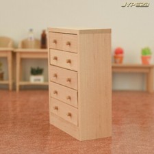 Scala 1:12 casa delle bambole miniatura camera da letto armadio legno cabina arredo