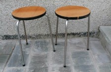 Coppia sgabello vintage - coppia,