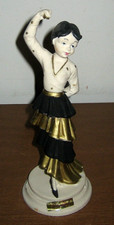 Statuina Ballerina di Flamenco in ceramica artigianale Valentino - vintage