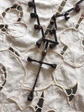 Crocifisso croce in ferro battuto simbolo Golgota  Israele Vintage anni 80