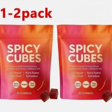 Peach Rubberes Spicy Cubes 30