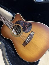 Chitarra elettrica acustica Maton EBG808C Nashville Amber Burst Made in Australia