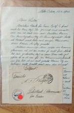 Ww2 Busta Tedesca 1941 Timbro Aquila Naz*sta