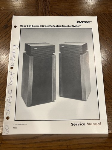 Bose 601 serie - ii, sistema