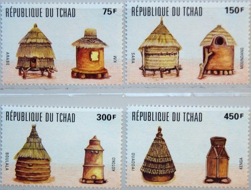 Ciad 1995 1251 silos - ciad,