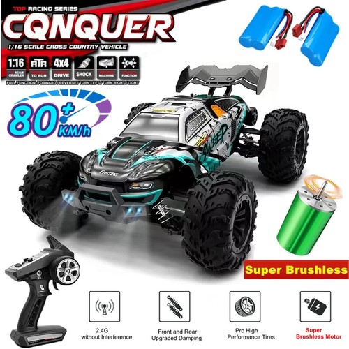 Brushless 80kmh 4wd rc - 1:16,