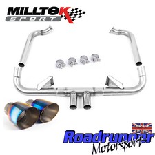 Milltek Scarico Porsche Boxster 718 GTS 2.5T Sistema Inox Bruciato Ti SSXPO137