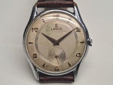 Lanco 1305 mod 11 de luxe orologio uomo vintage meccanico carica manuale 37 mm