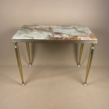 Tavolo vintage marmo ottone