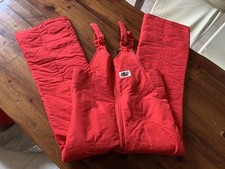 tuta da neve donna Rosso Fuoco bulldog Taglia s