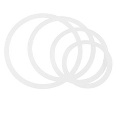  4 Pcs Anello Muto Per Tamburo