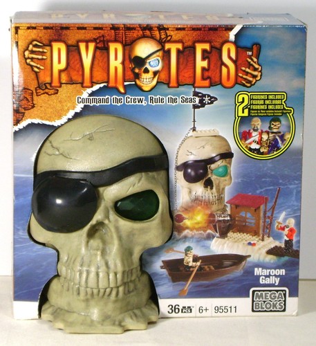 Mega bloks pyrates - mega, maroon