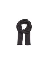 Sciarpa Liu Jo da donna in tessuto 100% Viscosa, colore Nero Modello: 2F4001 ...