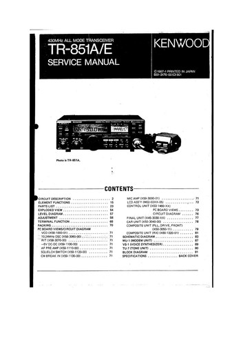 Manuale servizio per - manuale,