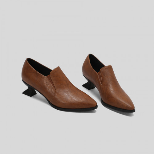 Scarpe donna ecopelle tacco