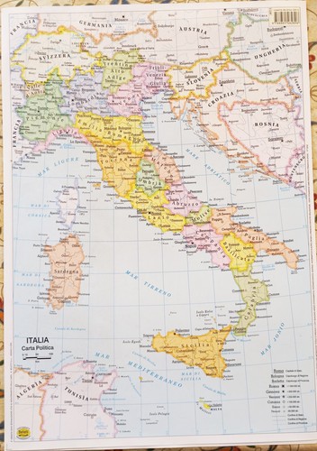 Carte geografiche italia - carte,