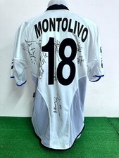 MAGLIA ATALANTA MONTOLIVO MATCH WORN INDOSSATA SHIRT CAMISETA COA 2004/2005