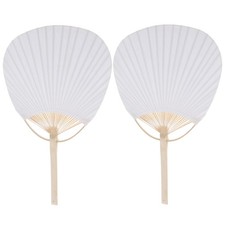  Fan di carta bianca da 2