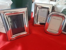 Cornici argento 925 bilamina per foto 6X9 made in Italy - 3 pezzi modelli misti