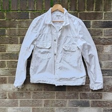 Giacca di jeans bianca