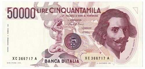 50000 lire gian lorenzo - 50000,