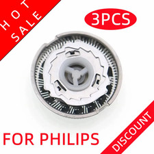 3 Pezzi Testine di Ricambio per Rasoio HQ56 HQ55 HQ4+ HQ3 e Altri Modelli