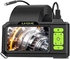 Endoscopio Industriale a Doppia Lente, Telecamera per Ispezione Con Schermo LCD 