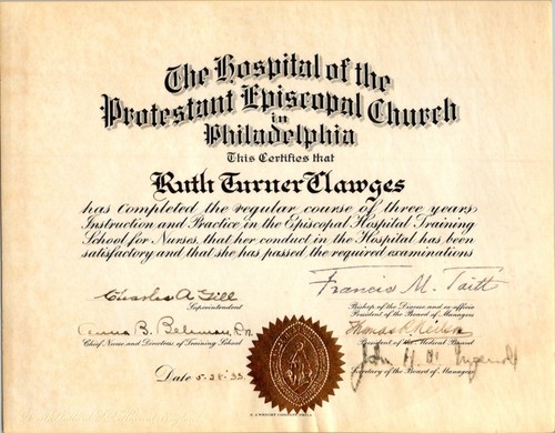 1935 ospedale episcopale - 1935,