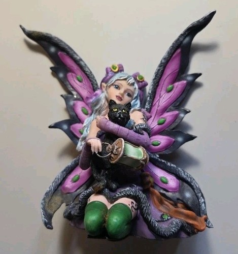 Statua fata viola con - statua,