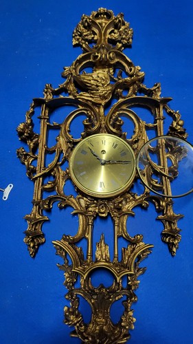Antique 60s gilded wooden wall - gilded,