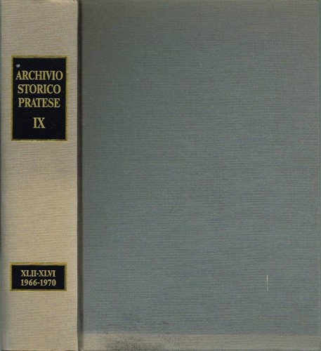 Archivio storico pratese - storico,