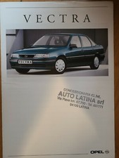 OPEL VECTRA 1992 - Brochure - Depliant LINGUA ITALIANA 6 pag