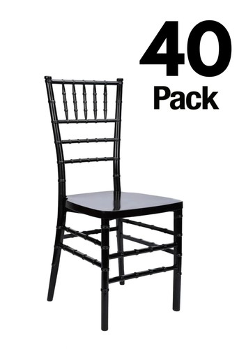 Chair pack black - 40,