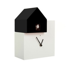 ETTORE 2057 bianco/nero Orologio cucu parete/tavolo Domeniconi