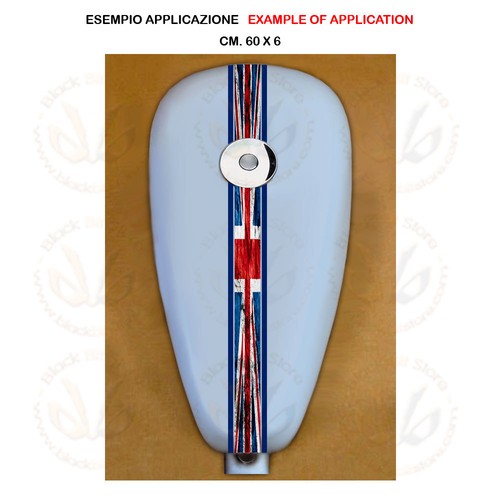 Union jack blu adesivo