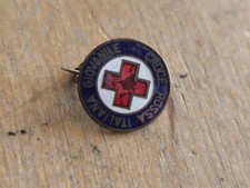 CROCE ROSSA ITALIANA GIOVANILE - SPILLA SMALTATA PIN PINS CASTELLI GEROSA