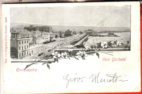 Cartolina civitavecchia fp - cartolina,