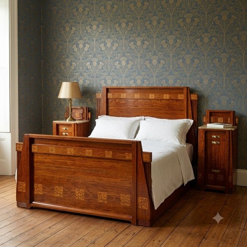 Letto liberty carlo zen - liberty, 'carlo