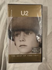 U2 The Best Of  1980-1990 rare VHS japan SEALED with sticker