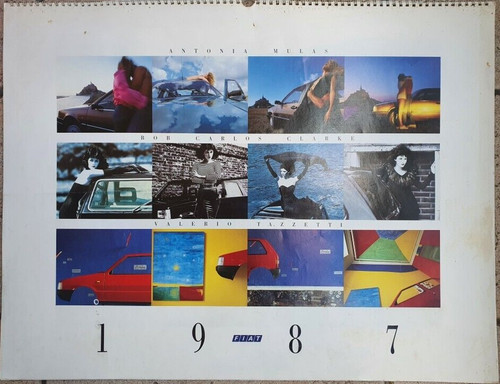 Calendario fiat 1987 foto - calendario,