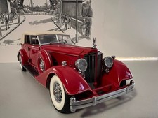 Franklin Mint Packard V12 1934 berlina convertibile rosso 1:24 incl. scatola originale