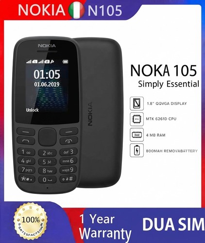 Nokia 105 2019 dual - nokia, sim
