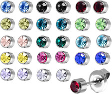 14 Paia Di Orecchini Colorati