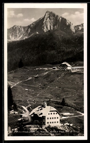 Cartolina plöckenhaus - cartolina,