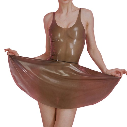 Gonna donna lattice - , marrone