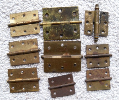 Vecchie cerniere ottone - cerniere, in