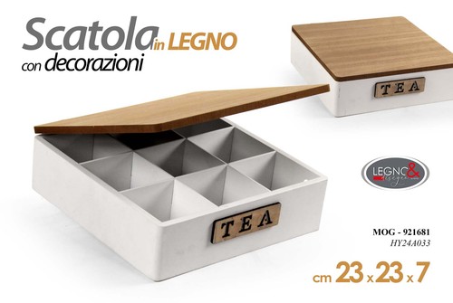 Scatola porta bustine the